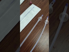 Καθητήρας Φόλεϊ με επικάλυψη από λατέξ σε σιλικόνη 3 Δρόμους Διπλό Βαλόνι για Ουρολογική Χειρουργική