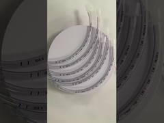 Διαφανής ενισχυμένος ενδοτραχειικός σωλήνας με χειροπέδες ρινική προσχηματισμένη σιλικόνη ενδοτραχειικός σωλήνας