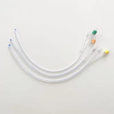 Κατασκευαστής Καθητήρας Foley 100% Σιλικόνης 2 Δρόμων Βαλόνι Καθητήρας Ούρων 14 Fr Καθητήρας Foley Σιλικόνης