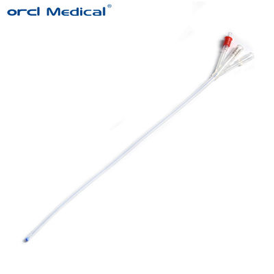 Έναχρονος 3 Way Foley Catheter Σιλικόνιο Foley Ουρεθρικό Καθητήρα Δωρεάν δείγμα