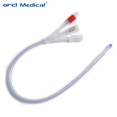 Hot Selling High-quality 3 Way Silicone Foley Catheter For Urinary Treatment 16FR-26FR